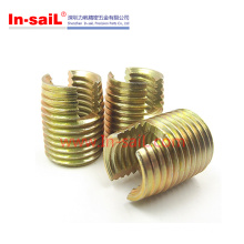 China Hot Sale Supplier Steel Zinc Ensat Threaded Insert Manufacturer